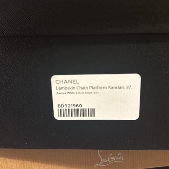 2020 Chanel Interlocking CC Logo Slingback Sandals - Picture 9 of 9